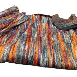 7/8yd Striped Wool Fabric Multicolor for Sewing & Crafting